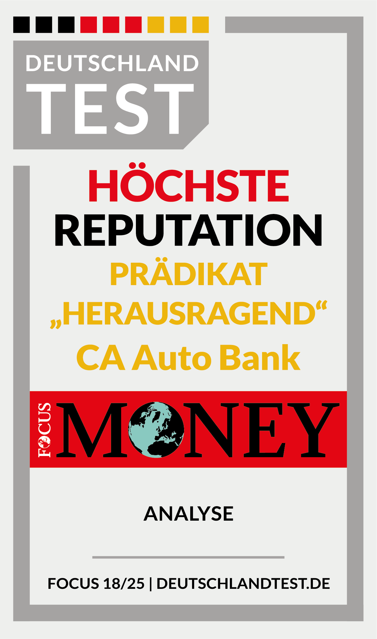 Siegel_DT_Höchste Reputation_2025_CA Auto Bank